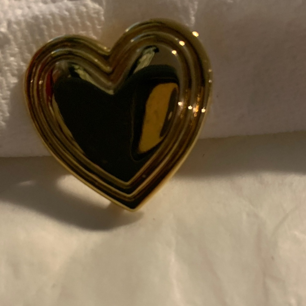 The Variety Club Vintage Goldtone Heart pin